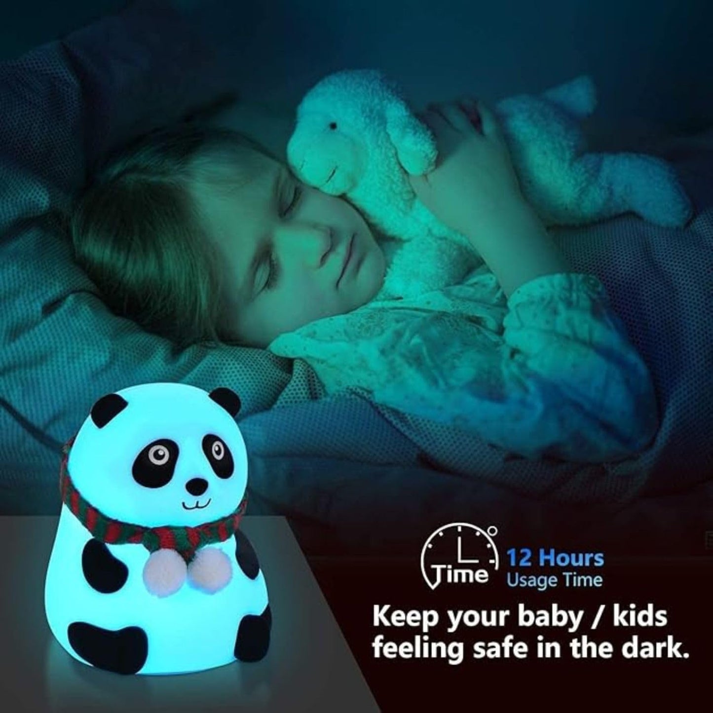 Panda Lamp™ Tap & Color Change Technology