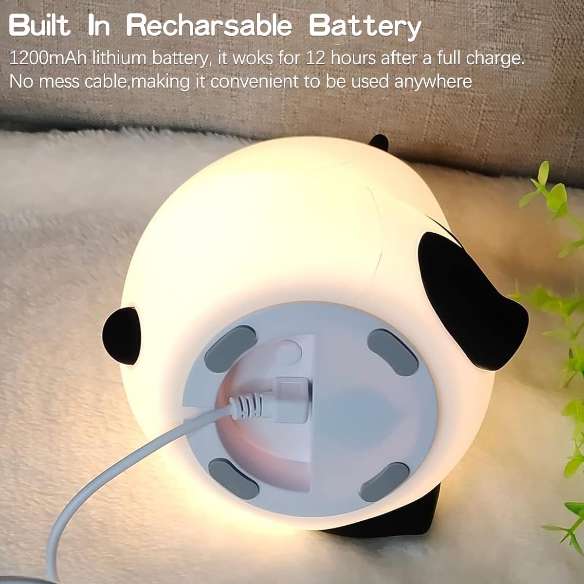 Panda Lamp™ Tap & Color Change Technology