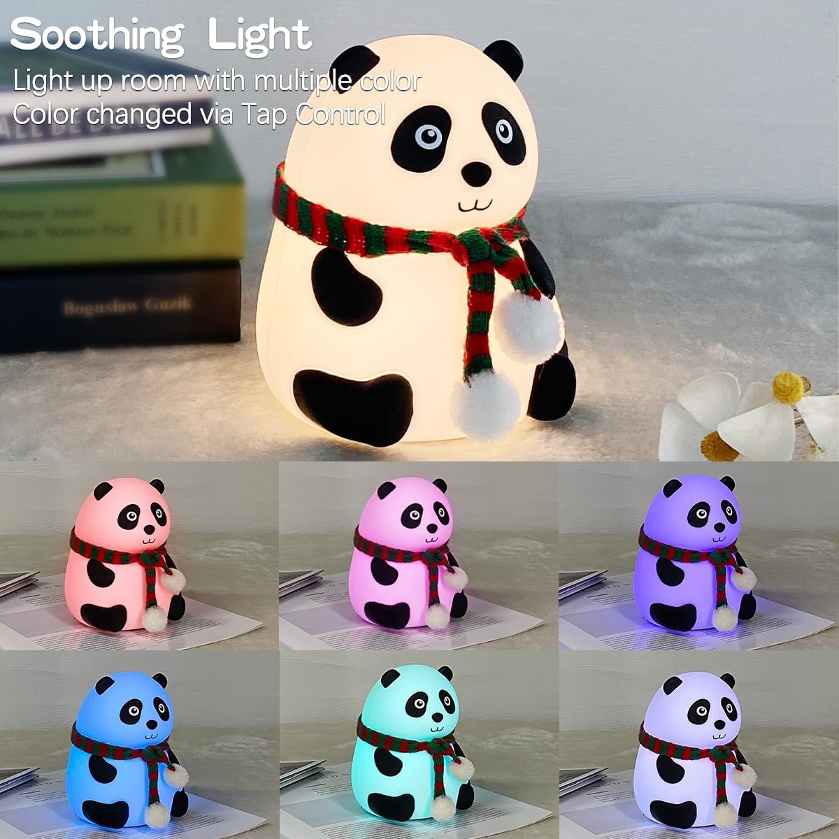 Panda Lamp™ Tap & Color Change Technology
