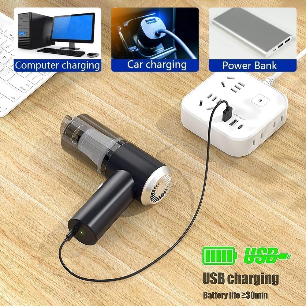 Nano Powerful 3in1 Portable Vaccum Cleaner