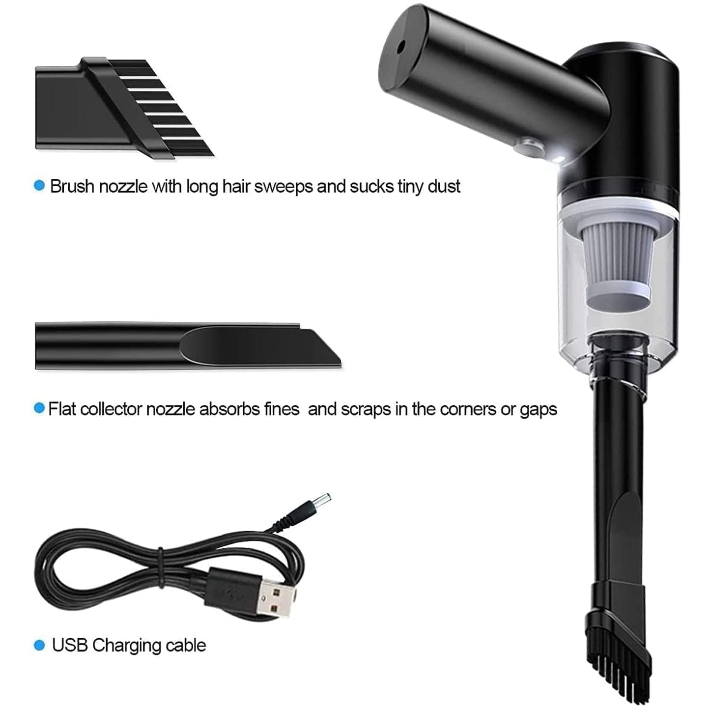 Nano Powerful 3in1 Portable Vaccum Cleaner